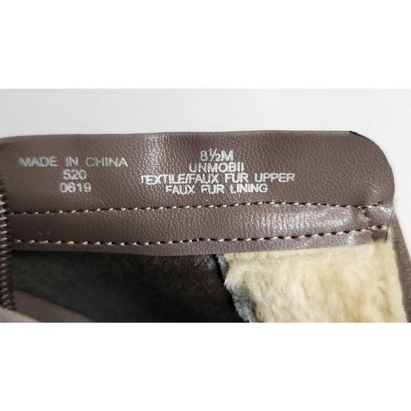 Unisa Boots Womens Size 8.5M Mobii Gray Faux Suede Buckle Momcore Wedge Bootie - Picture 10 of 13